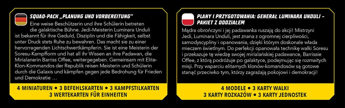 Plans and Preparation - Squad Pack