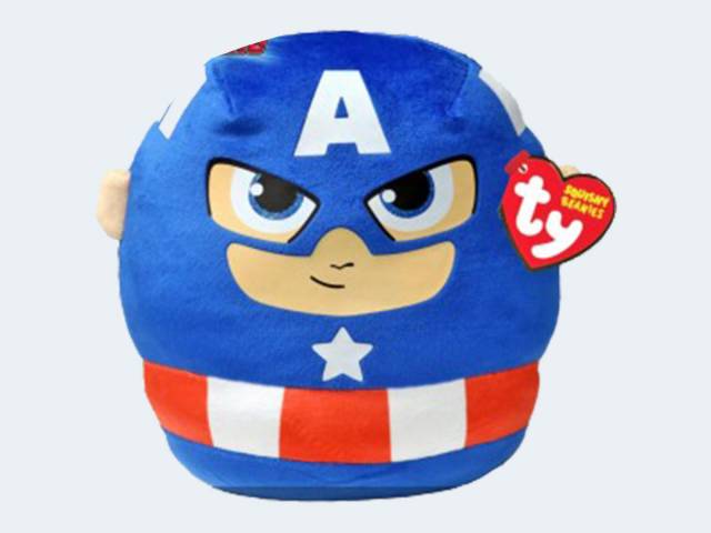 Ty Kissen Avengers Captain America Squish 20cm