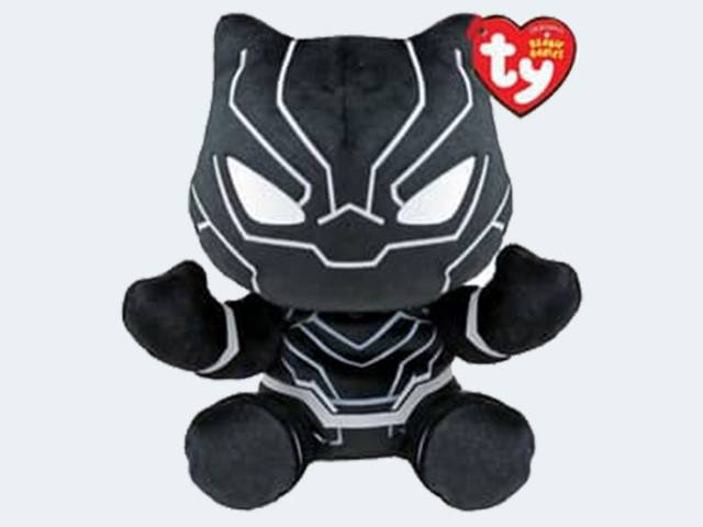 Ty Beanie Black Panther 15cm Marvel Avengers