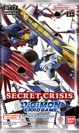 Digimon Card Game - Secret Crisis Booster BT17 - EN