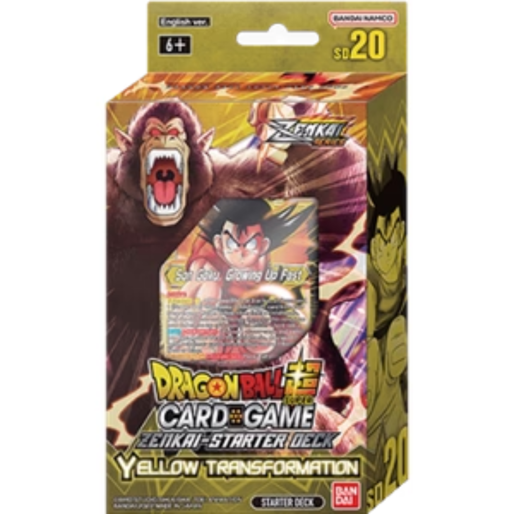 Dragon Ball Super Card Game - Zenkai Series SD20 Deck - Yellow Transformation - englisch