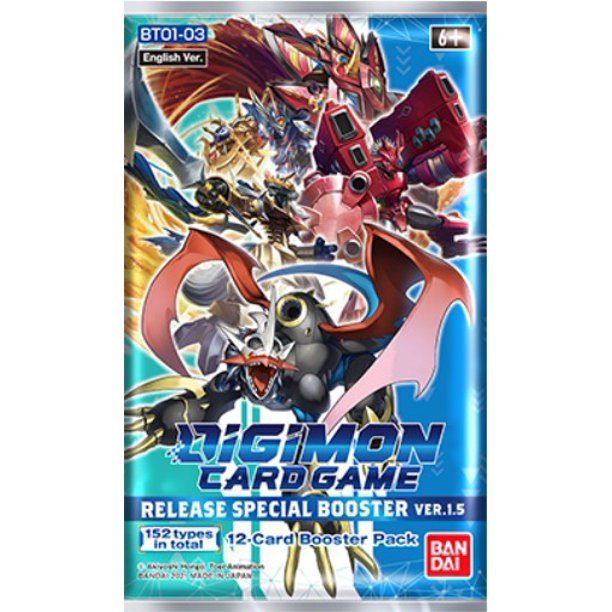 Digimon Card Game - Release Special Booster Version 1.5 BT01-03 - EN