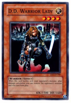 D.D. Kriegerin DR1-189 Super Rare Played Deutsch