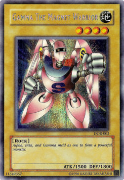Gamma, Magnetkrieger DOR-DEE003 Secret Rare Near Mint Deutsch