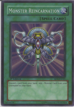 Monster Reincarnation RDS-045 Super Rare Good Englisch 1. Auflage