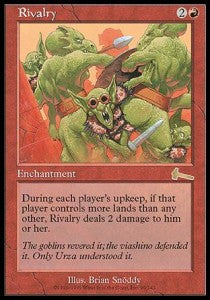 Rivalry ULG-90 Rare Light Played Englisch