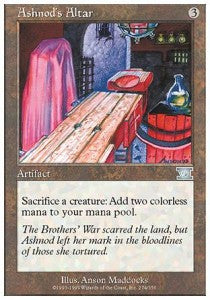 Ashnods Altar 6ED-274 Uncommon Light Played Deutsch