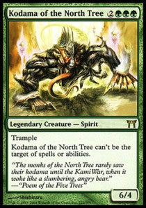 Kodama of the North Tree CHK-222 Rare Light Played Englisch