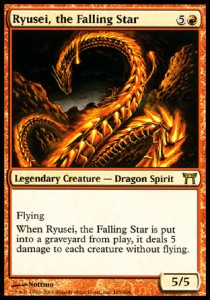 Ryusei, the Falling Star CHK-185 Rare Light Played Englisch