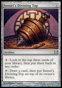 Weissagekreisel des Senseis CHK-268 Uncommon Light Played Deutsch