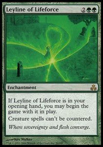 Leyline of Lifeforce GPT-90 Rare Light Played Englisch