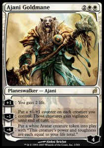 Ajani Goldmane LRW-1 Rare Good Englisch