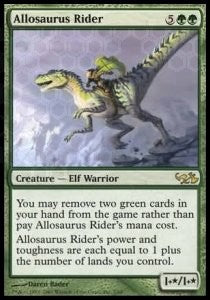 Allosaurus Rider EVG-2 Rare Good Englisch