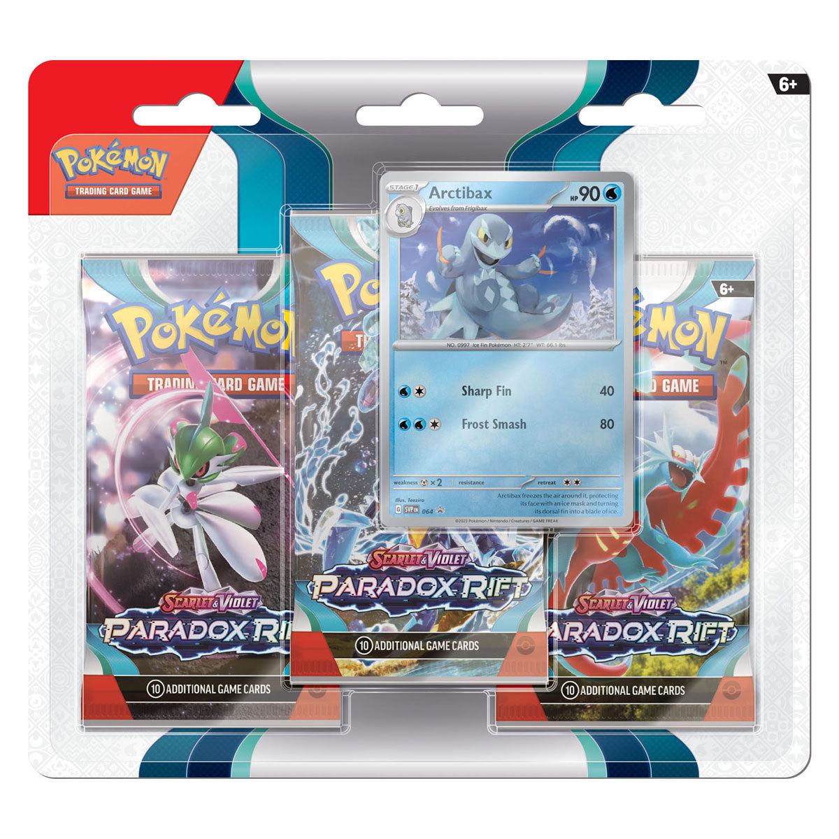 Pokemon Scarlet & Violet Paradoxrift - 3-Pack Blister Arctibax - EN