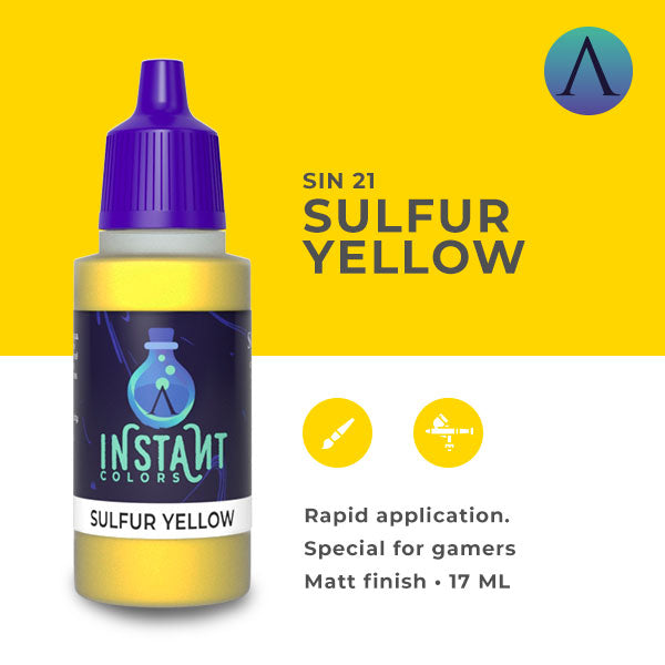 Instant Color: SIN-21 Sulfur Yellow