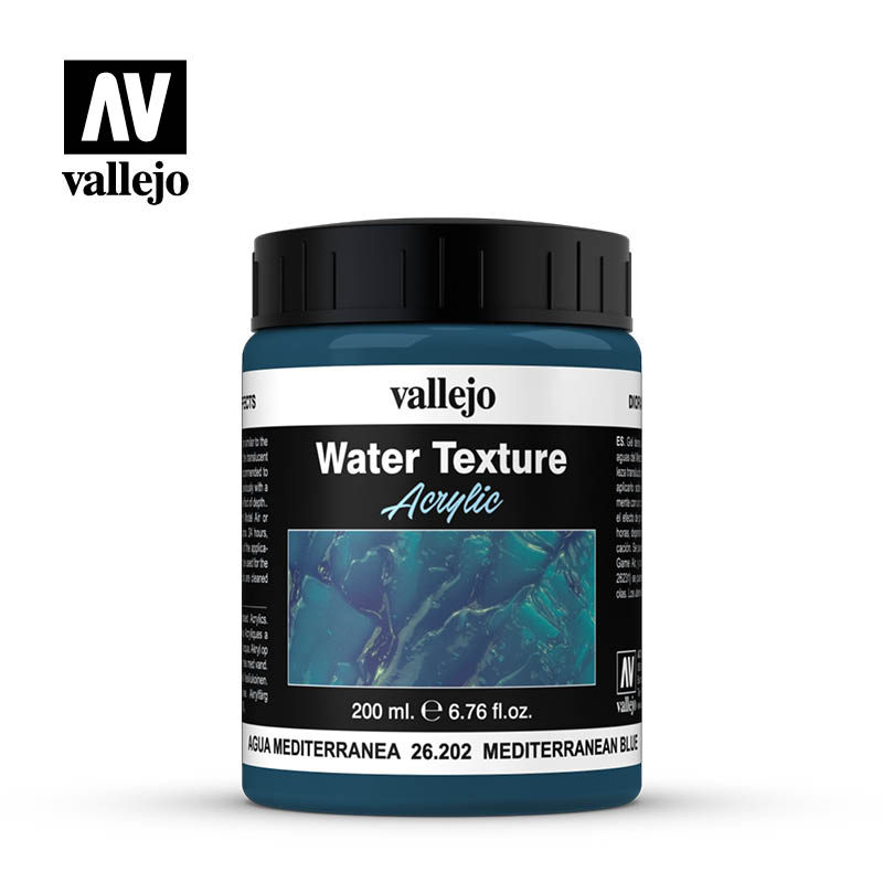 Water Texture - Mediterranes Wasser/Mediterranean Blue, 200 ml (26.202)