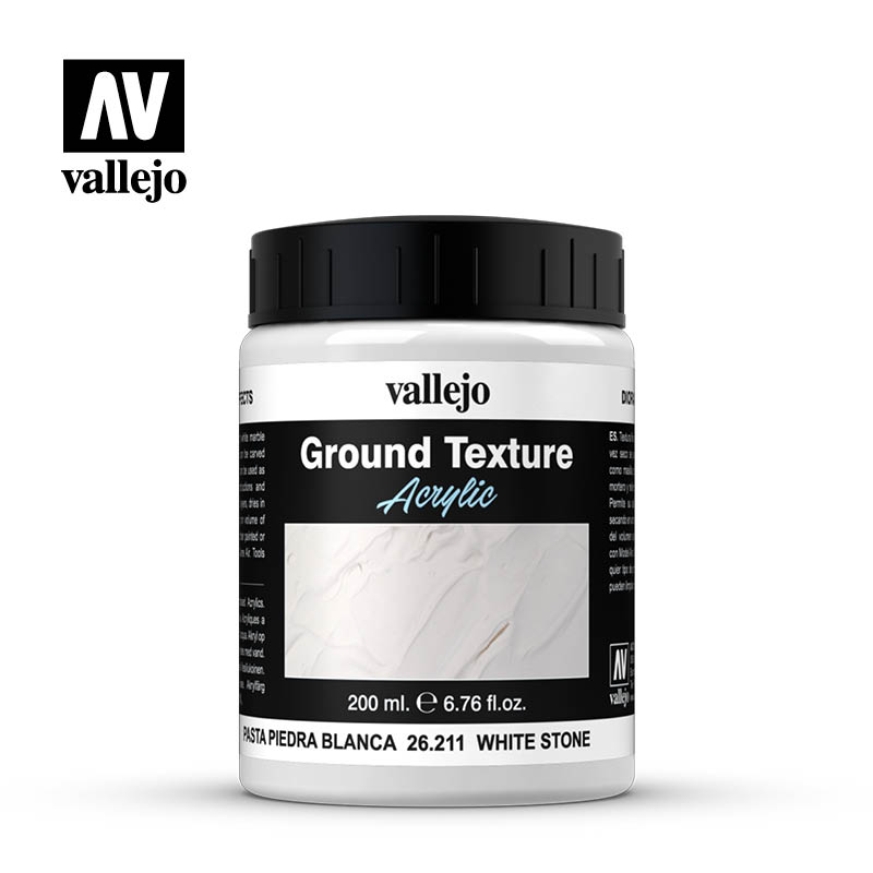 Ground Texture - Weiße Steinpaste/White Stone, 200 ml (26.211)