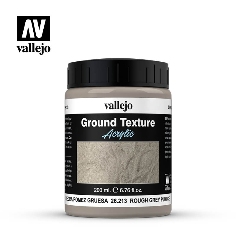 Ground Texture - Grauer Bimsstein/Rough Grey Pumice, 200 ml (26.213)