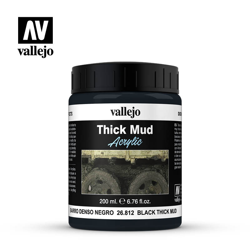 Thick Mud - Schlamm schwarz/Black Thick Mud, 200 ml (26.812)