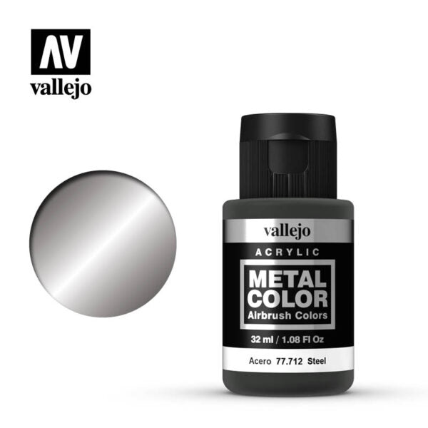 Metal Color - Stahl/Steel, 32 ml (77.712)