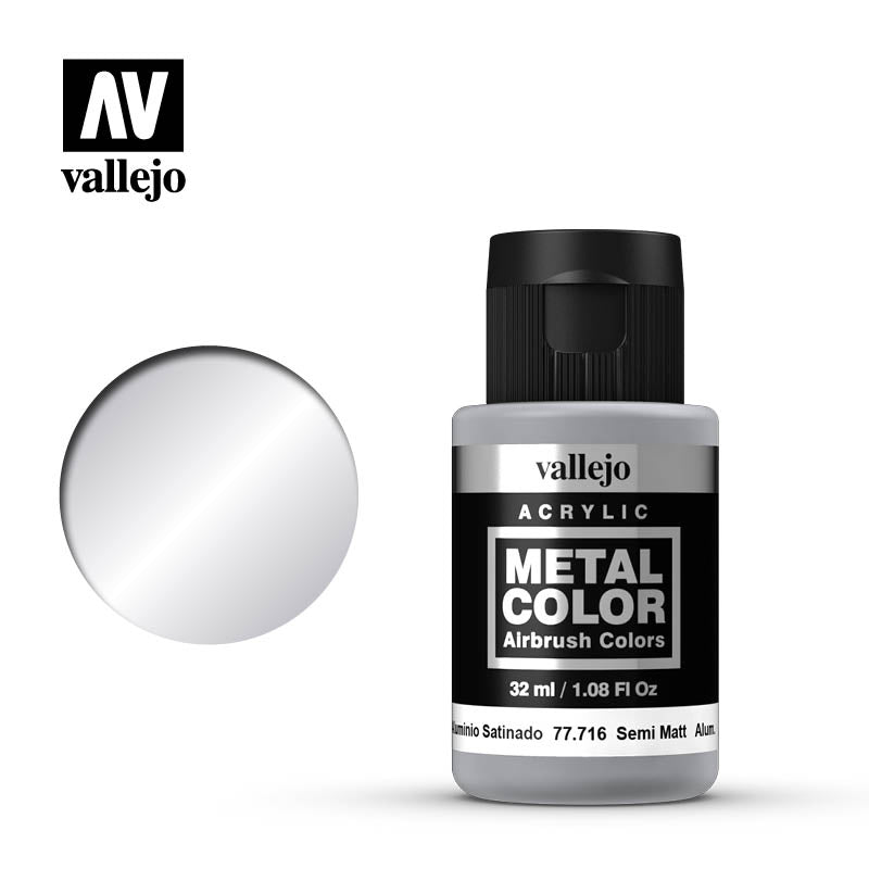 Metal Color - Halbmattes Aluminium/Semi Matt Aluminium, 32 ml (77.716)