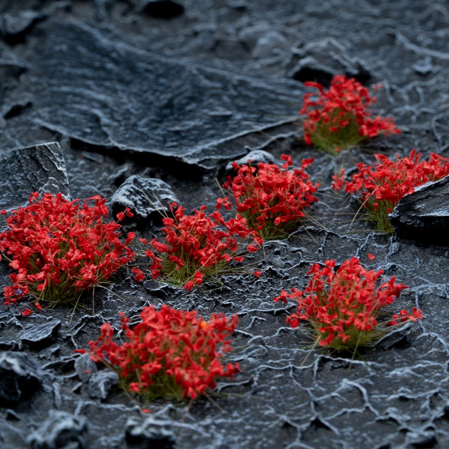 Red Flowers Tuft 6mm