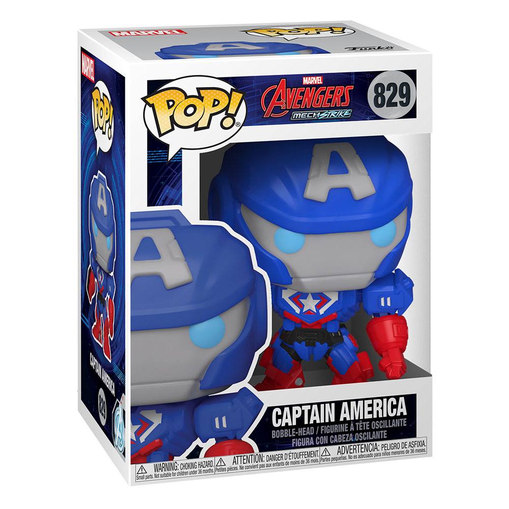 Funko POP! Marvel Mech POP! - Captain America #829