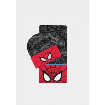 Spider-Man - Giftset Black/Red Beanie & Scarf