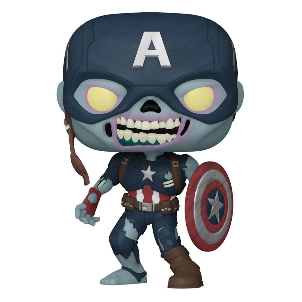 Funko POP! Marvel Studios: What if...? - Zombie Captain America  #941