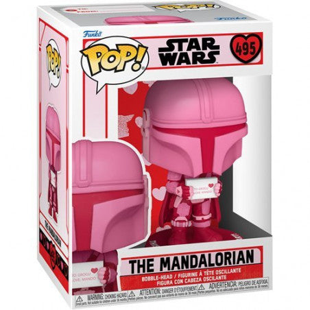 Funko POP! Star Wars Valentines - Mandalorian  #495