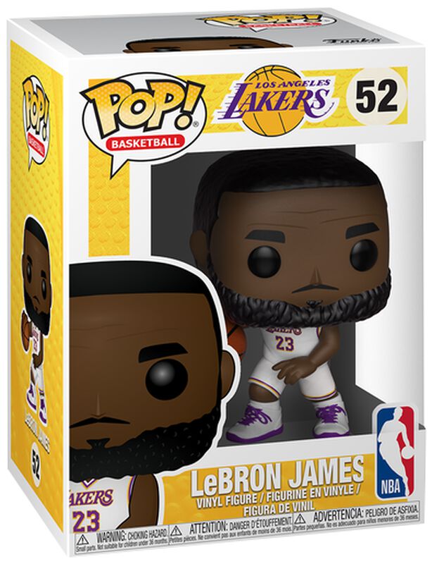 Funko POP! NBA - Lebron James Lakers white Jersey #52