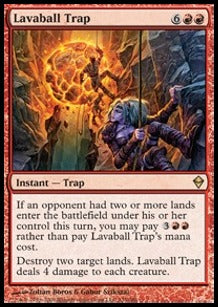 Lavaball Trap ZEN-135 Rare Good Englisch