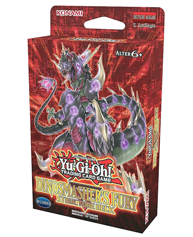 Yu-Gi-Oh! Dinosmashers Fury Structure Deck deutsch