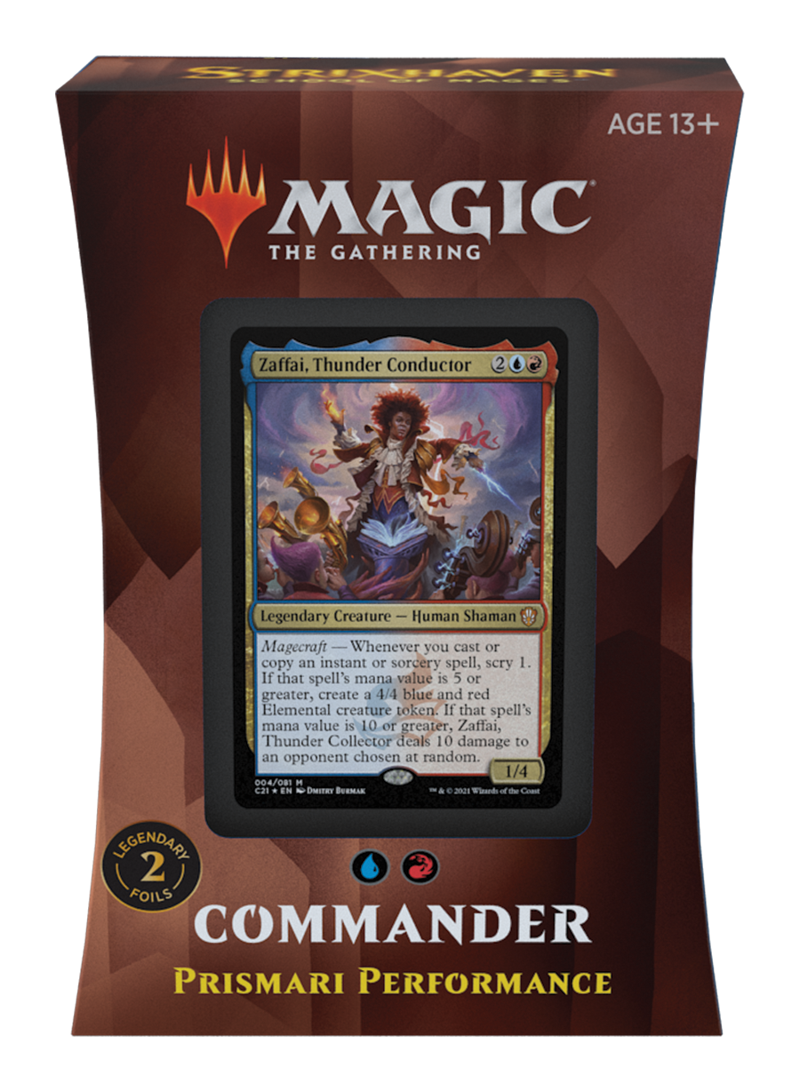 Strixhaven: School of Mages - Commander-Deck - Prismari Performance - englisch