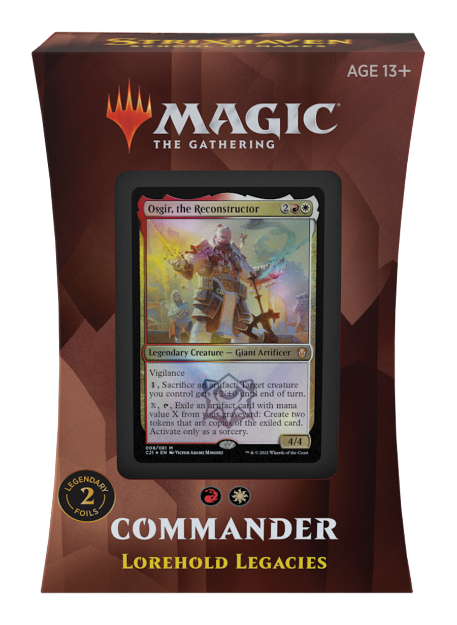 Strixhaven: School of Mages - Commander-Deck - Lorehold Legacies - englisch