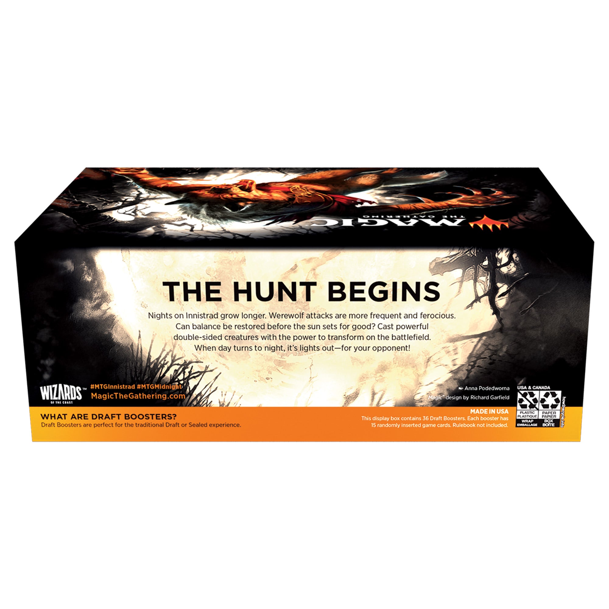 Innistrad: Midnight Hunt - Draft Booster Display (36 Booster) - englisch