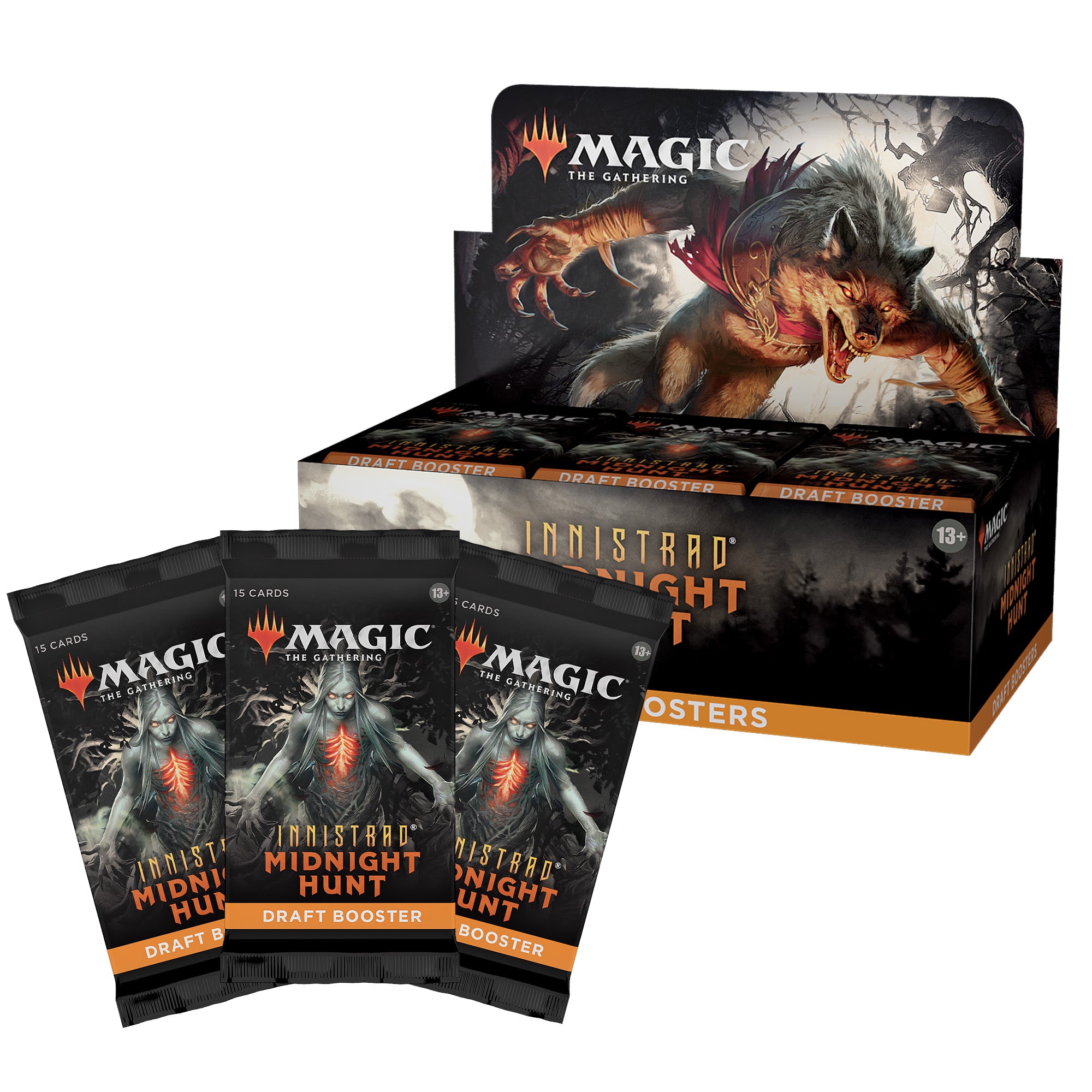 Innistrad: Midnight Hunt - Draft Booster Display (36 Booster) - englisch