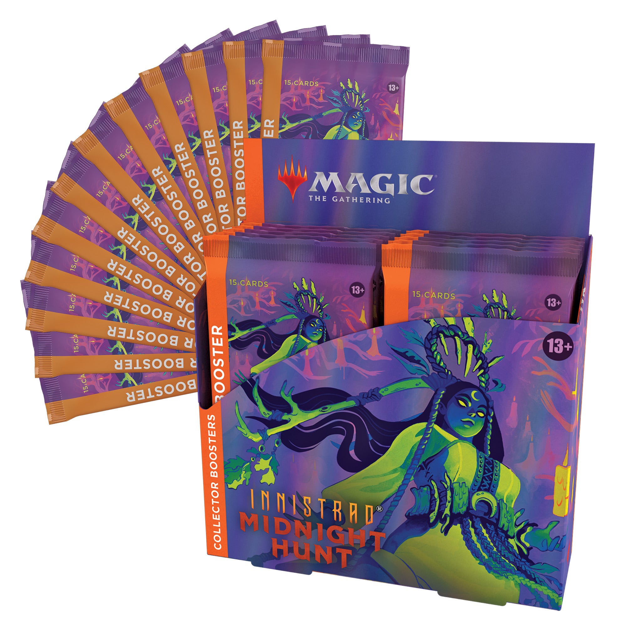 Innistrad: Midnight Hunt - Collector Booster Display (12 Booster) - englisch