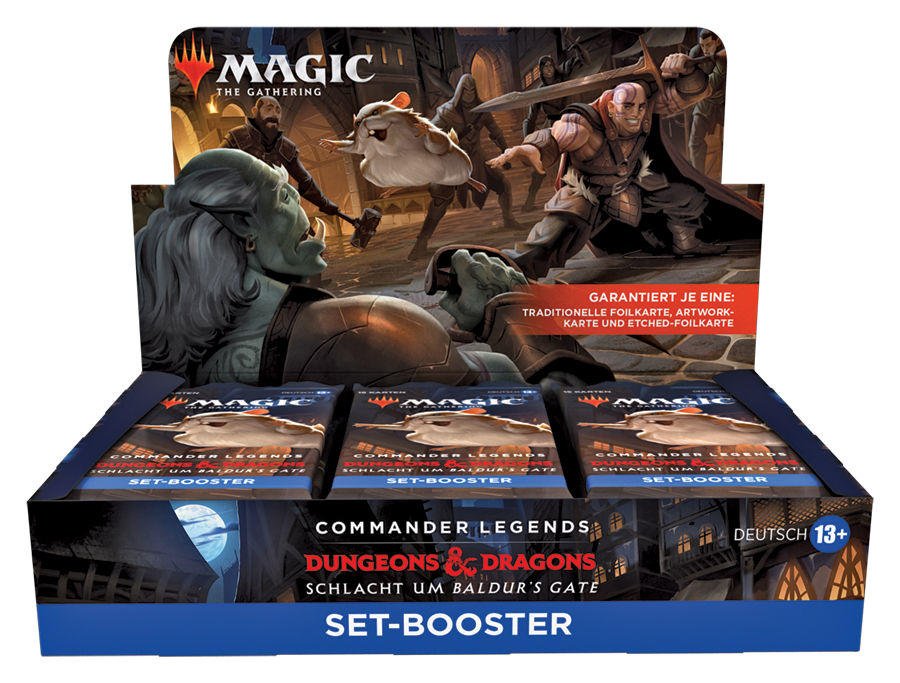 Commander Legends: Schlacht um Baldur’s Gate - Set-Booster Display (18 Booster) - deutsch