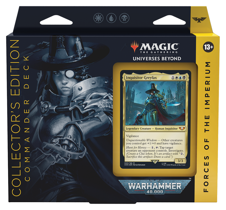 Universes Beyond: Warhammer 4K Commander Deck- Collector´s Edition - Forces of the Imperium - englisch