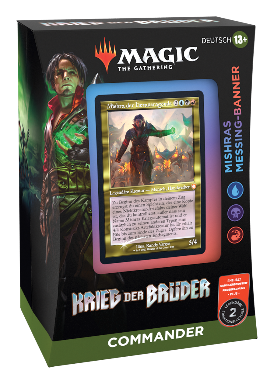 Krieg der Brüder - Commander Deck - Mishras Messing-Banner - DE