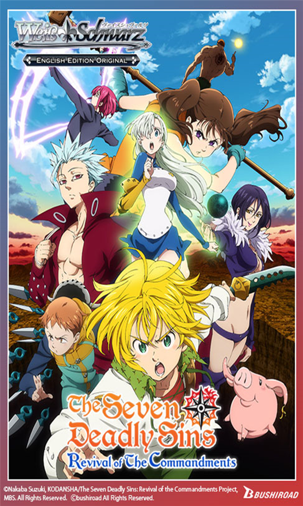 Weiß Schwarz - The Seven Deadly Sins: Revival of The Commandments Booster Display (16 Packs) - englisch