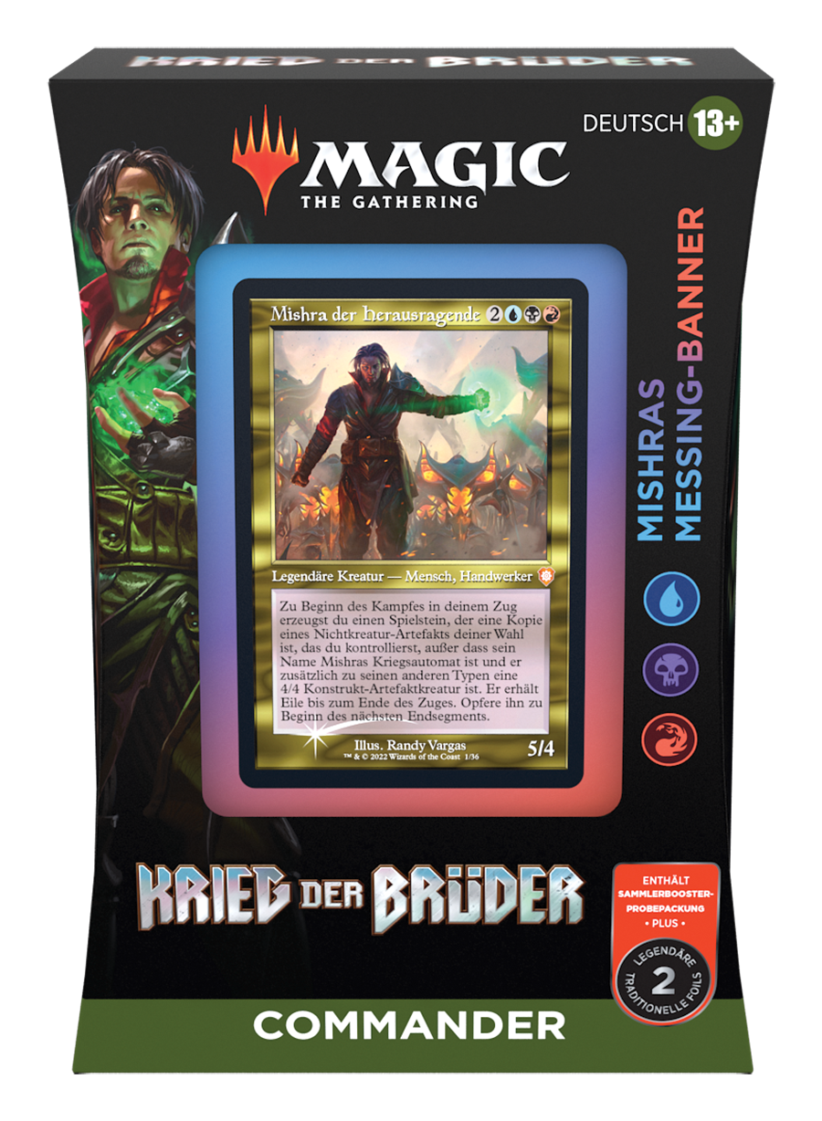 Krieg der Brüder - Commander Deck - Mishras Messing-Banner - DE