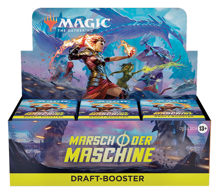 Marsch der Maschine - Draft-Booster Display (36 Booster) - deutsch