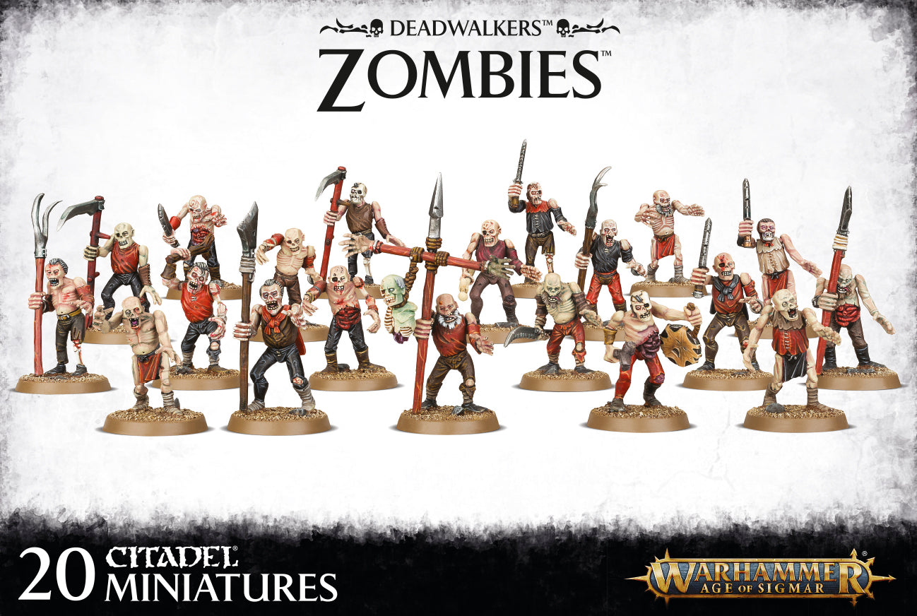 Warhammer Age of Sigmar Soulblight Gravelords Deadwalker Zombies