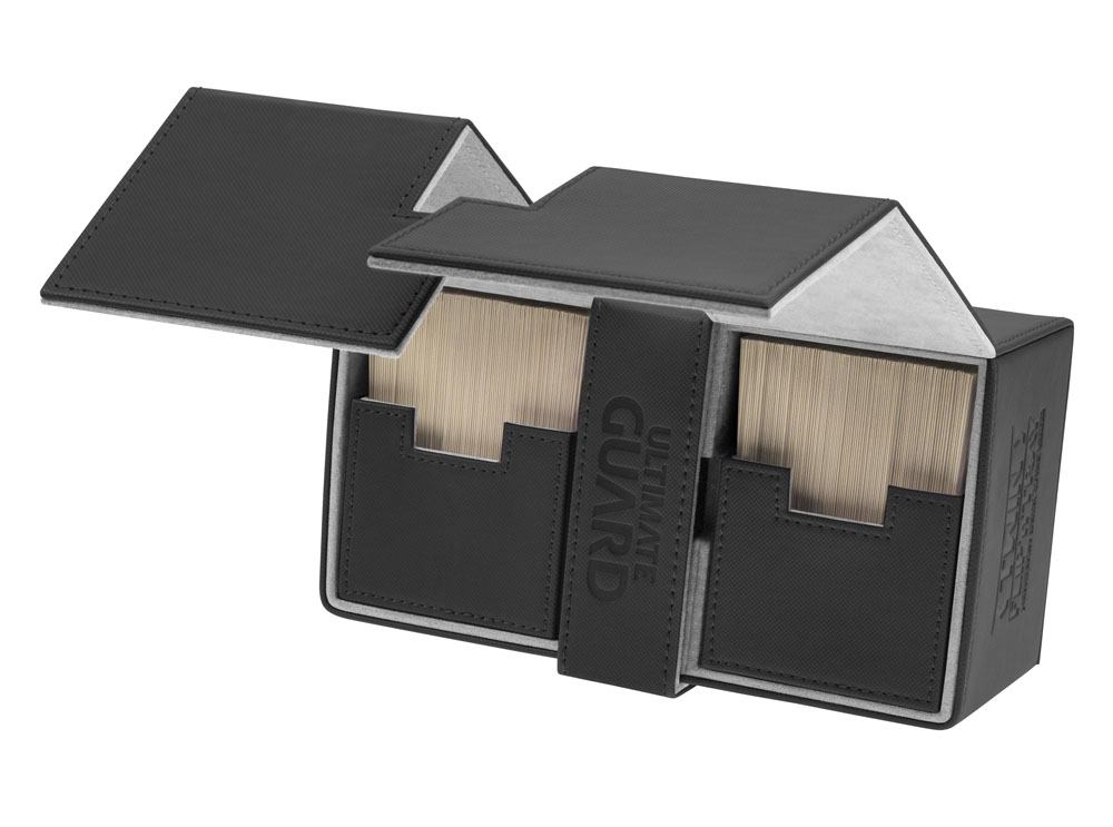 Ultimate Guard Twin Flip'n'Tray 200+ XenoSkin Schwarz