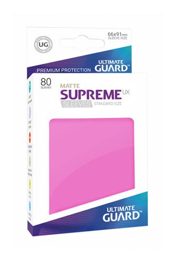 Ultimate Guard Supreme UX Sleeves Standardgröße Matt Pink (80)