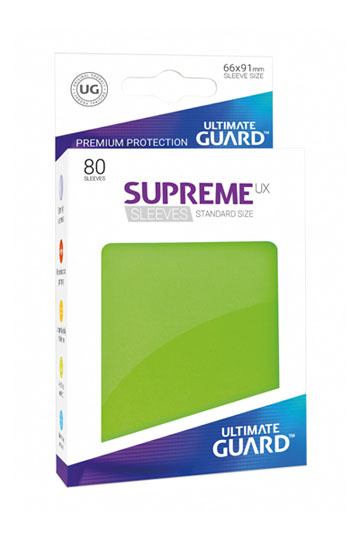 Ultimate Guard Supreme UX Sleeves Standardgröße Hellgrün (80)