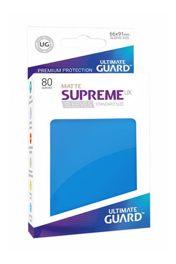 Ultimate Guard Supreme UX Sleeves Standardgröße Matt Königsblau (80)