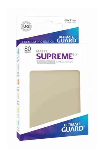 Ultimate Guard Supreme UX Sleeves Standardgröße Matt Sand (80)